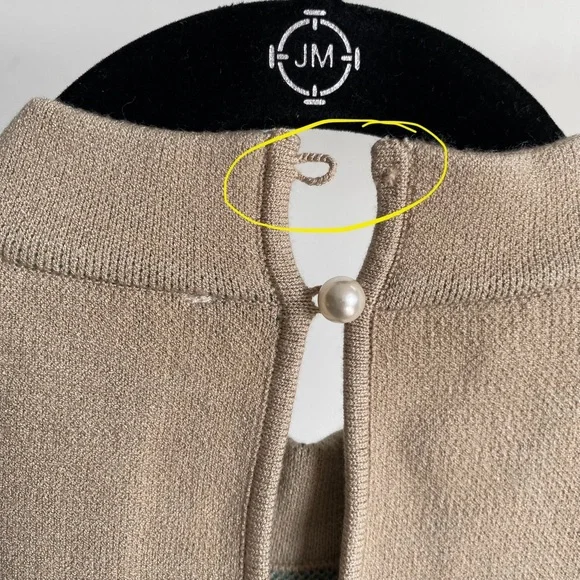 $155 NWT Rhode Jude Knit Top in Neutral Booti Sz Large - Picture 13 of 14